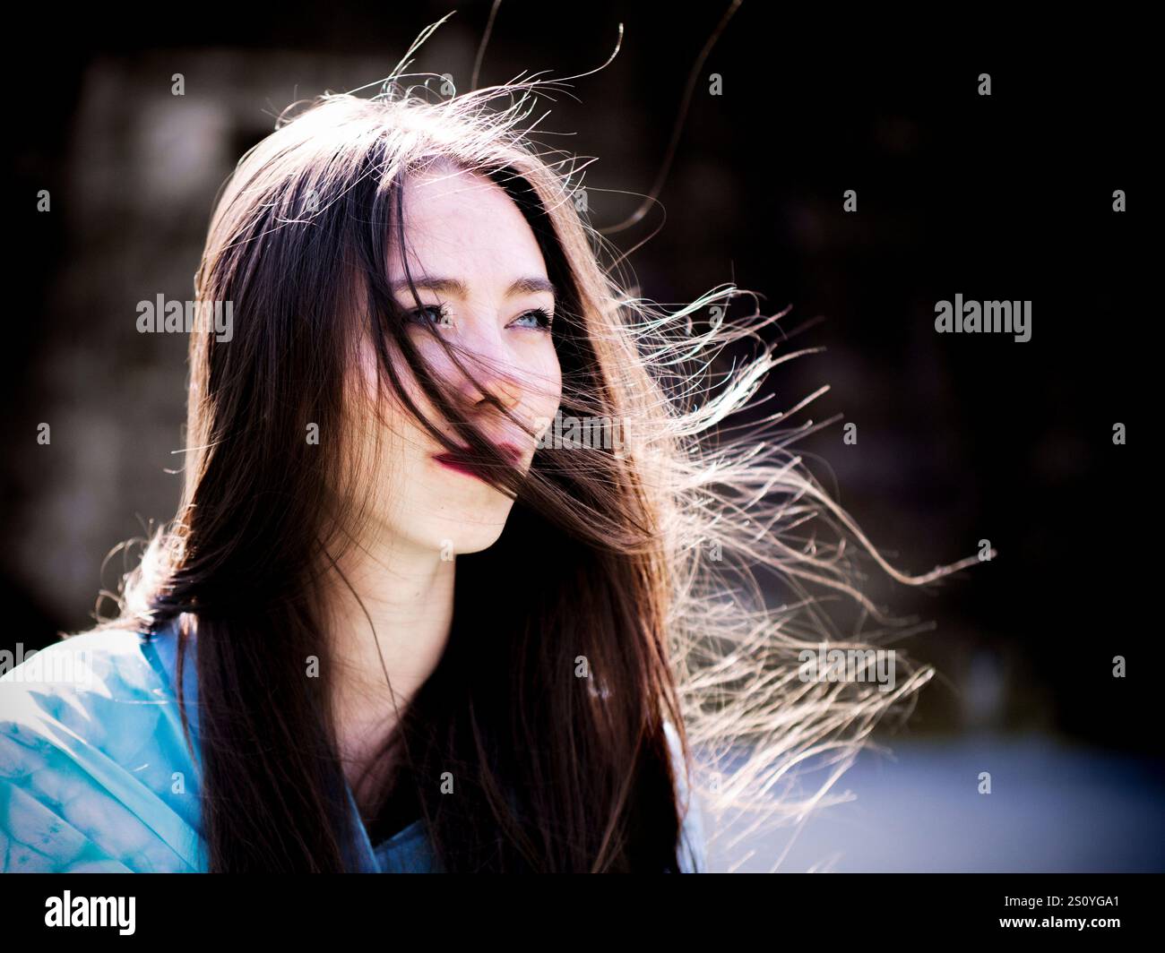 Wind windy windswept hi-res stock photography and images - Alamy
