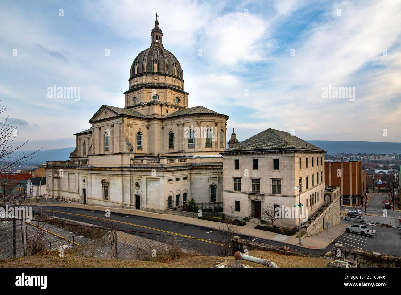 USA Altoona Pennsylvania PA Cathedral of the Blessed Sacrament exterior