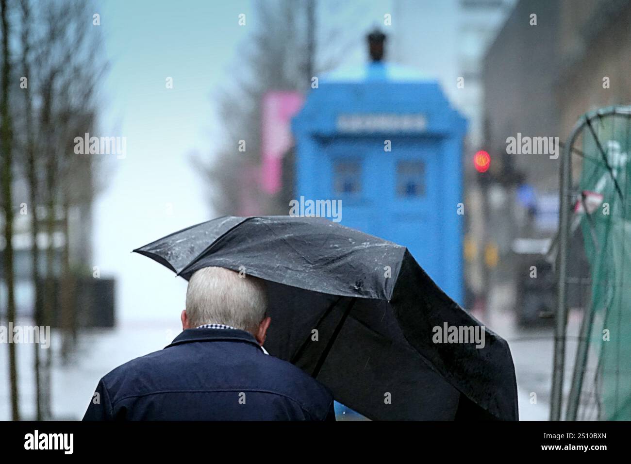 Glasgow, Scotland, UK. 30th December, 2024. UK Weather: Wet , windy and ...