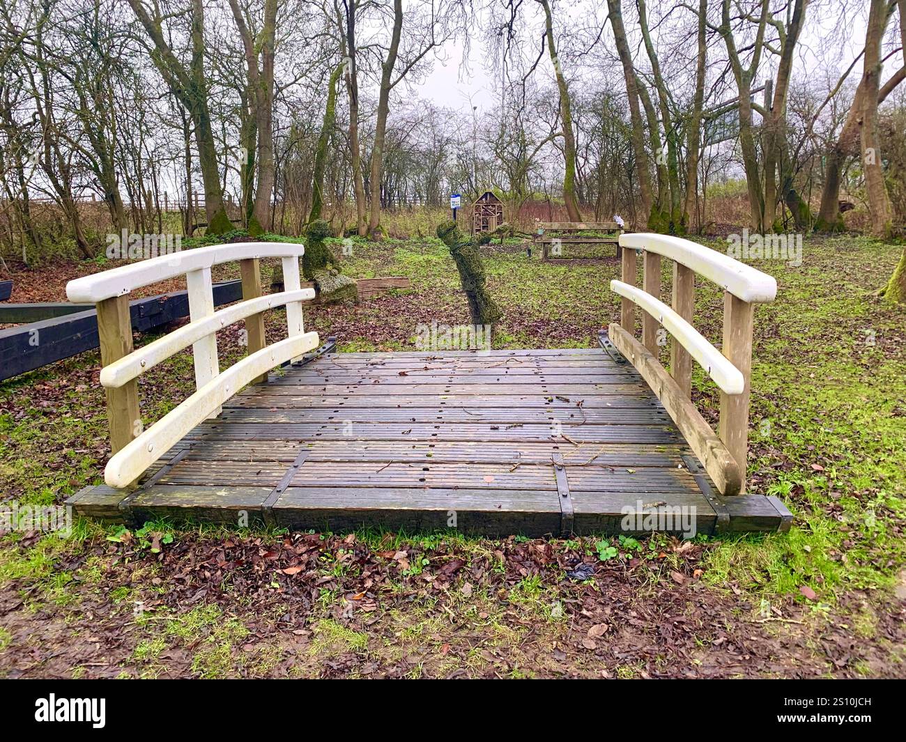 Northampton Northamptonshire boat water canal people place man walk walking countryside amble cold winter weather path track ship narrow boat - Smartphone Captured Stock Image