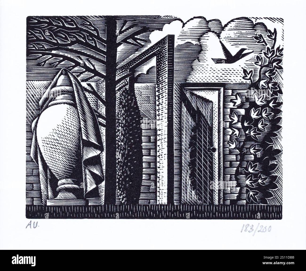 Eric Ravilious - Garden Memories - 1936 - Ravilious-88209 Stock Photo ...