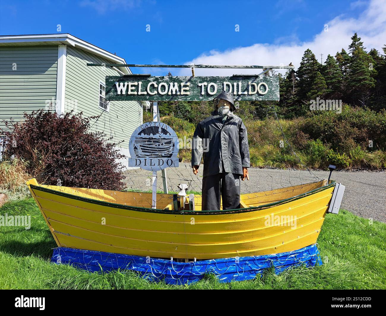 Resident s Welcome To Dildo Sign And Displays In Newfoundland 