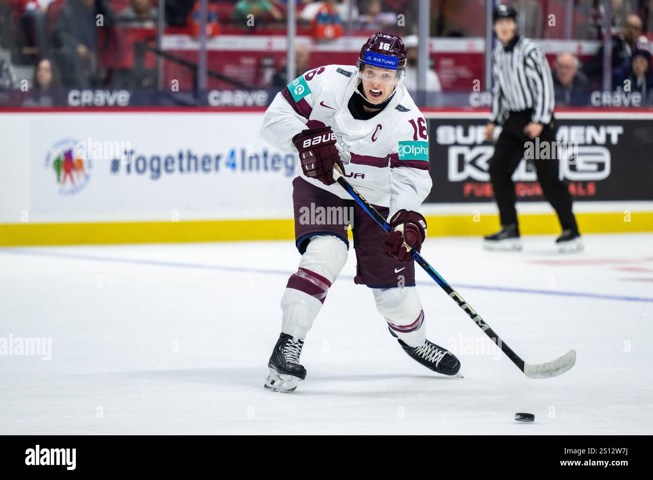 241230 Peteris Bulans of Latvia during the 2025 IIHF World Junior