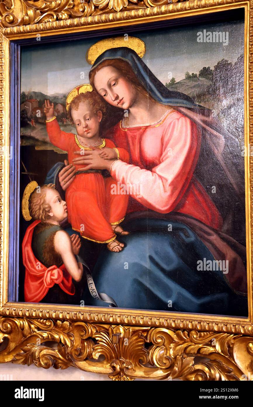 The Madonna with Child and Saint John the Baptist in Palazzo Medici ...