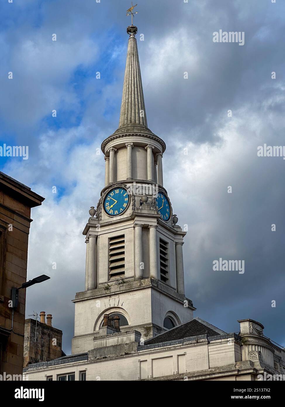 Scottish Victorian style architecture facade of a restaurant, 1802 at Hutchesons Hall in Glasgow, UK. Stock Photo