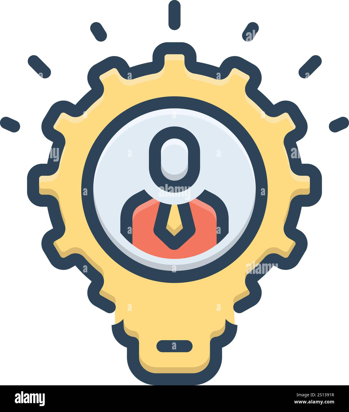 Icon for skills, dexterity Stock Vector