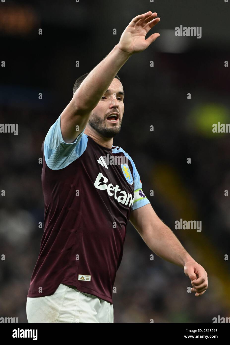 Birmingham, UK. 30th Dec, 2024. John McGinn of Aston Villa during the Premier League match at Villa Park, Birmingham. Picture credit should read: Cody Froggatt/Sportimage Credit: Sportimage Ltd/Alamy Live News Stock Photo