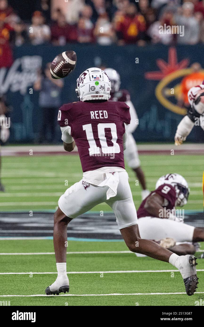Las Vegas, United States. 27th Dec, 2024. Texas A&M Aggies Quarterback ...