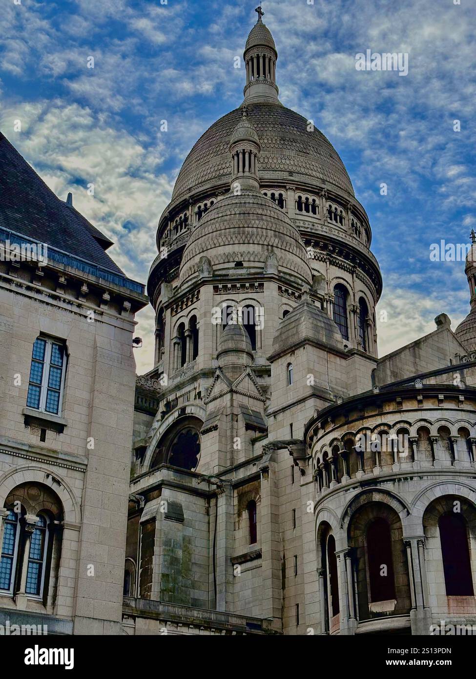 Sacre-Coeur Basilic, Paris - France - Smartphone Captured Stock Image