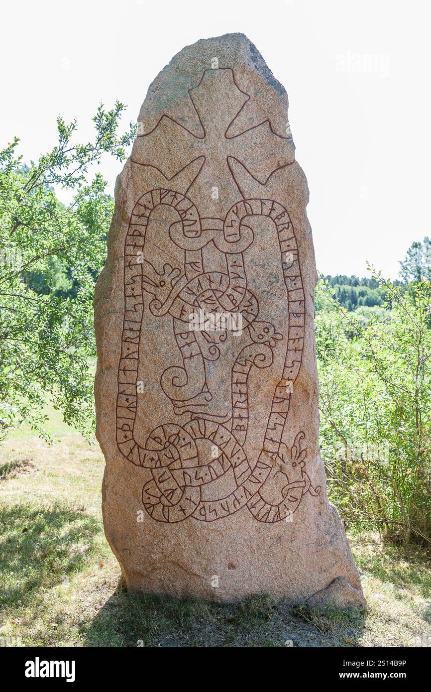 Old norse runestone hi-res stock photography and images - Alamy