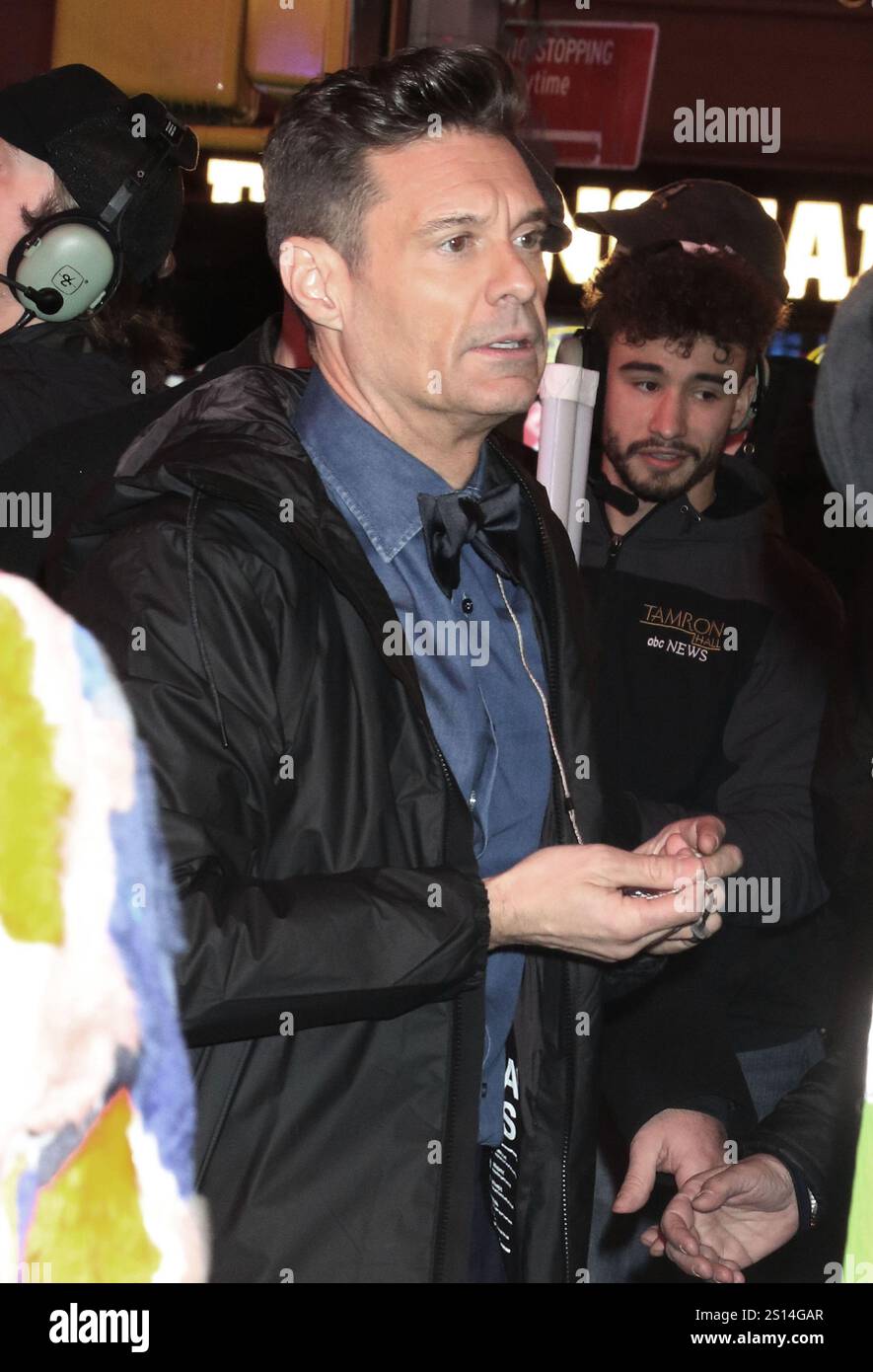 NEW YORK, NY DECEMBER 30 Ryan Seacrest at the rehearsal for Dick