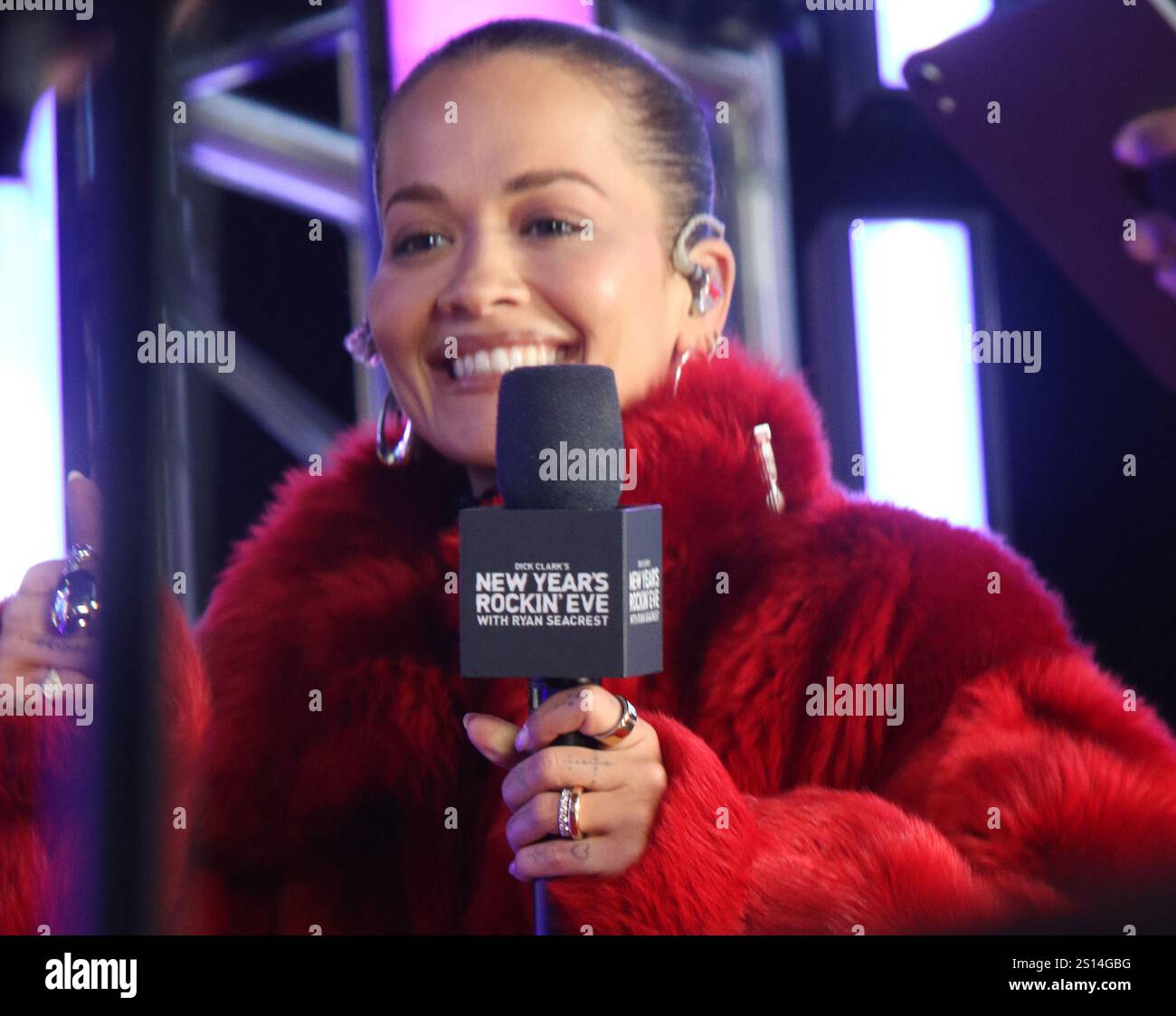 NEW YORK, NY DECEMBER 30 Rita Ora at the rehearsal for Dick Clark's