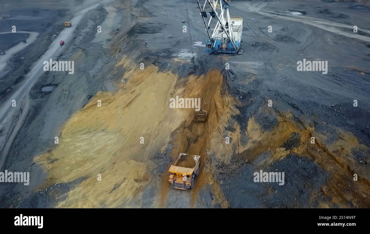 Dig Operation Heavy Machinery is engaged in Digging Operations at the Construction ...