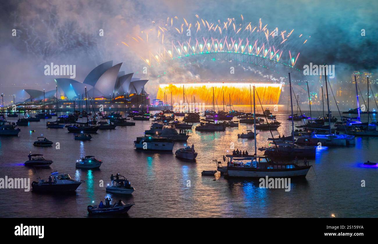 Sydney, Australia. 1 January 2025. Australia celebrates the arrival of