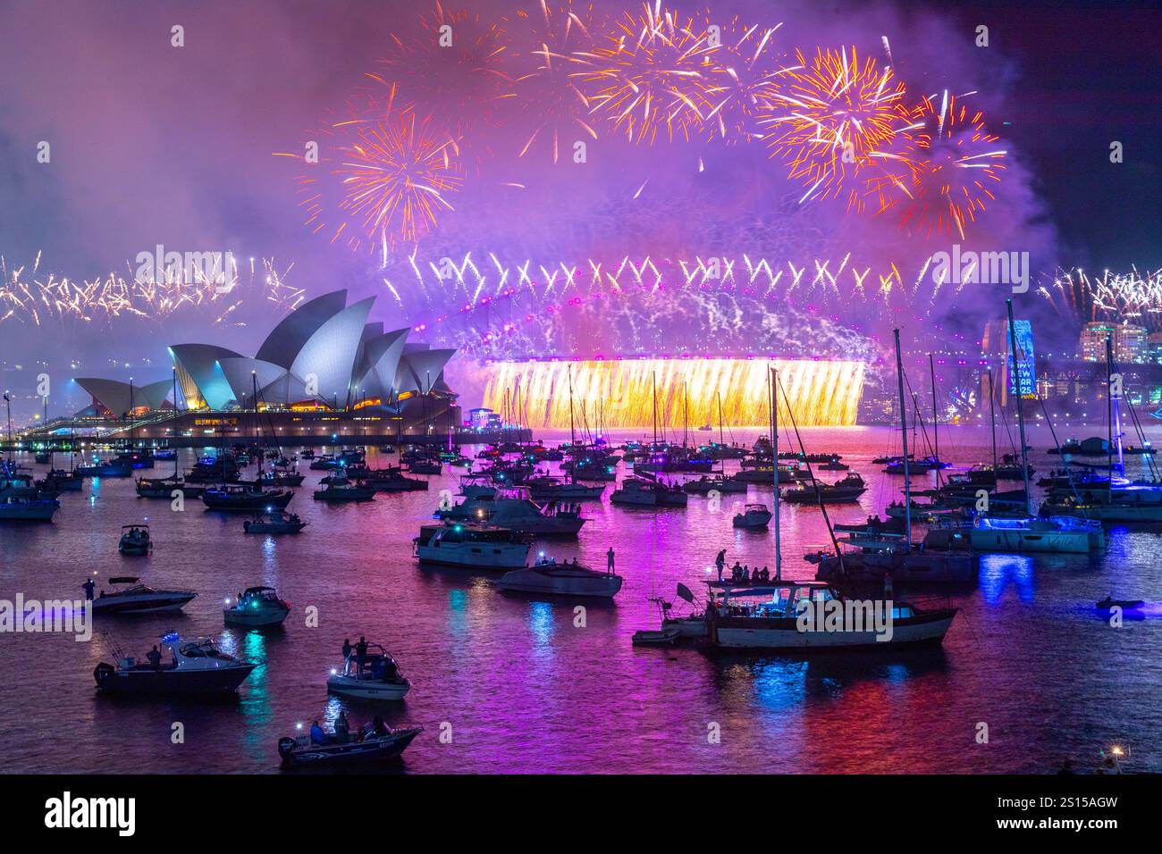 Sydney, Australia. 1 January 2025. Australia celebrates the arrival of 2025 with a midnight