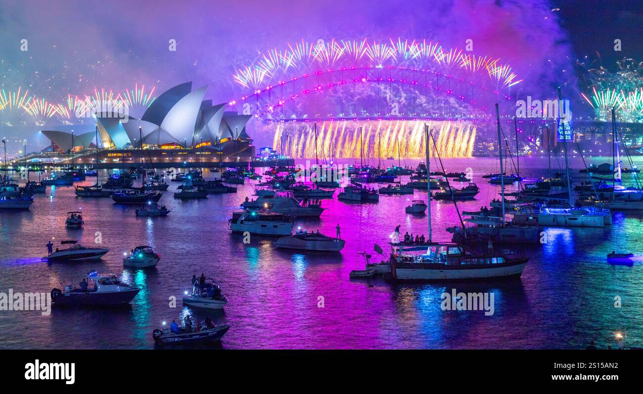 Sydney, Australia. 1 January 2025. Australia celebrates the arrival of
