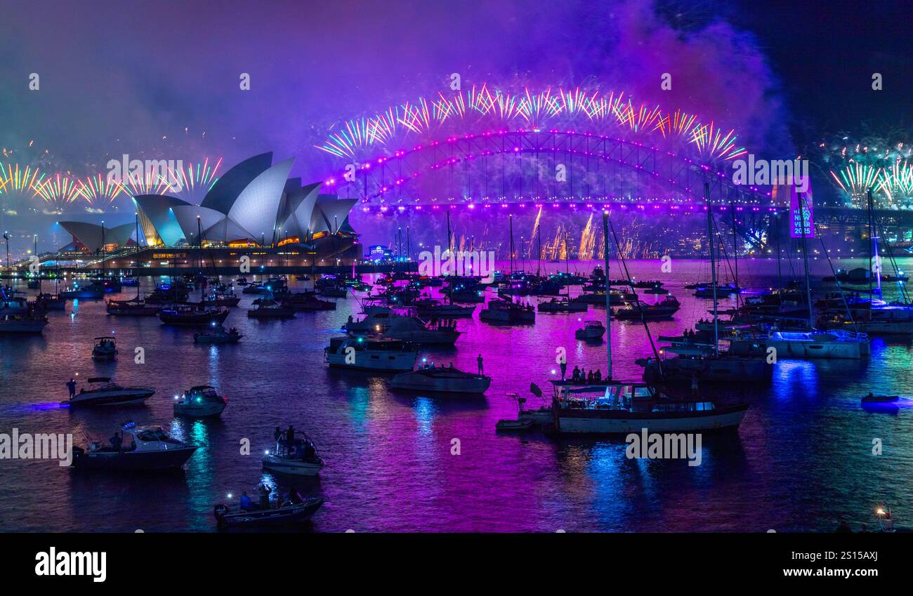 Sydney, Australia. 1 January 2025. Australia celebrates the arrival of