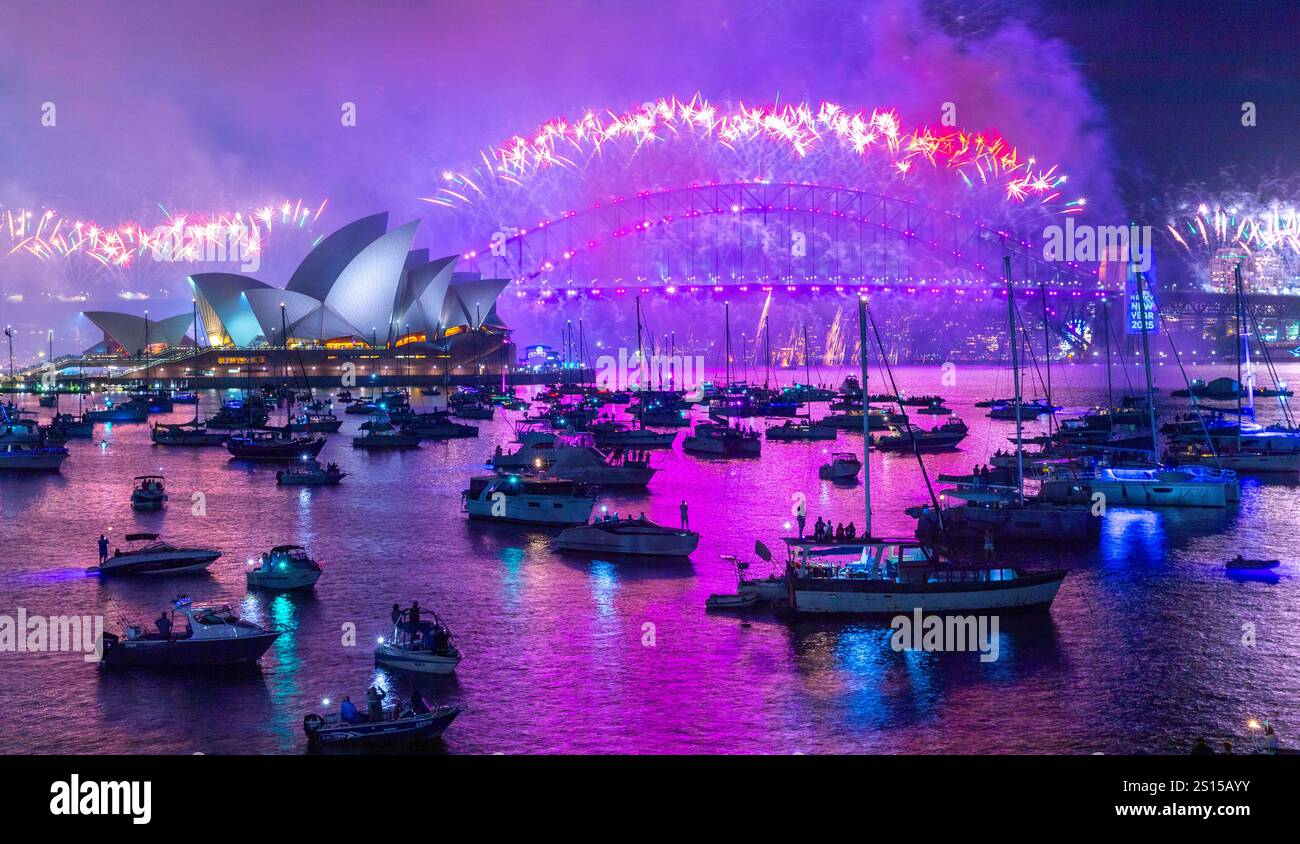 Sydney, Australia. 1 January 2025. Australia celebrates the arrival of