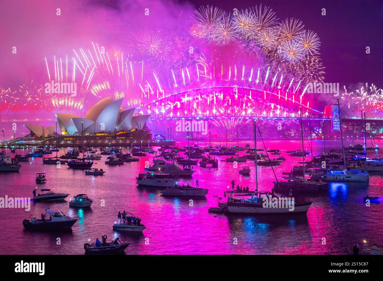 Sydney, Australia. 1 January 2025. Australia celebrates the arrival of
