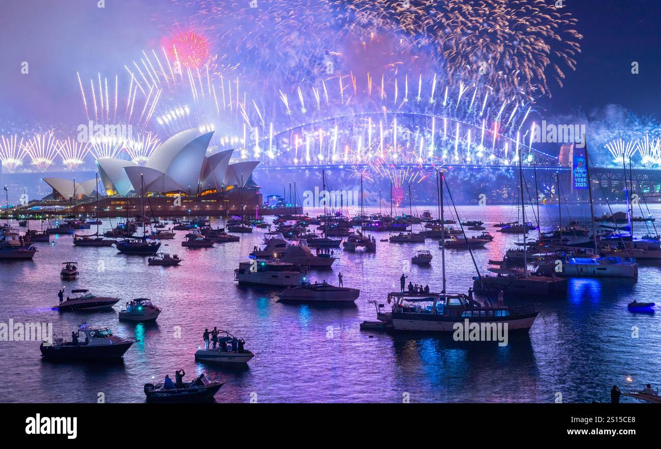 Sydney, Australia. 1 January 2025. Australia celebrates the arrival of