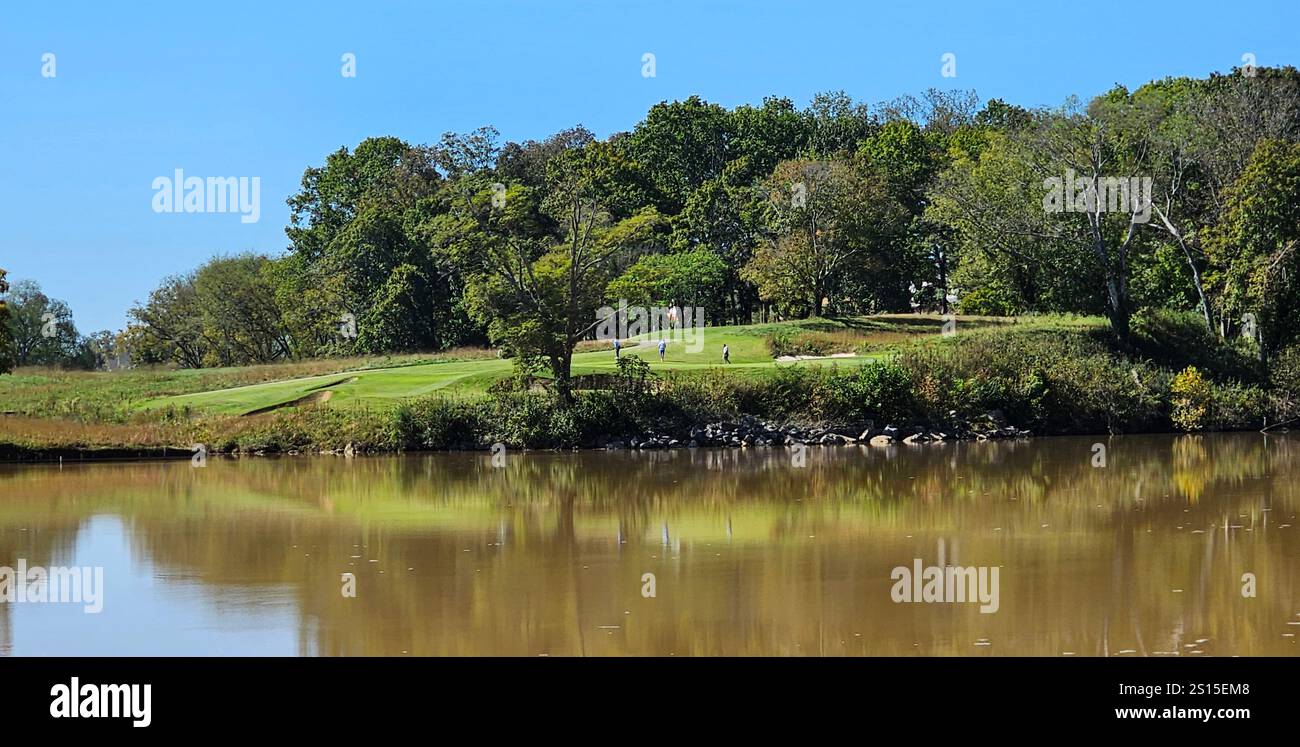 Tennessee National Golf Course on Watts Bar Lake, Tennessee - Smartphone Captured Stock Image