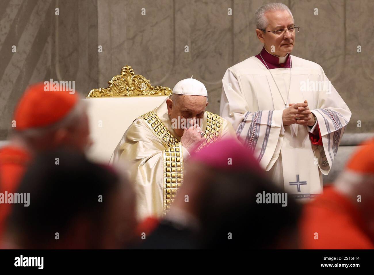 Rome, Italy. 31st Dec, 2024. Vatican City, Italy 31.12.2024 Pope