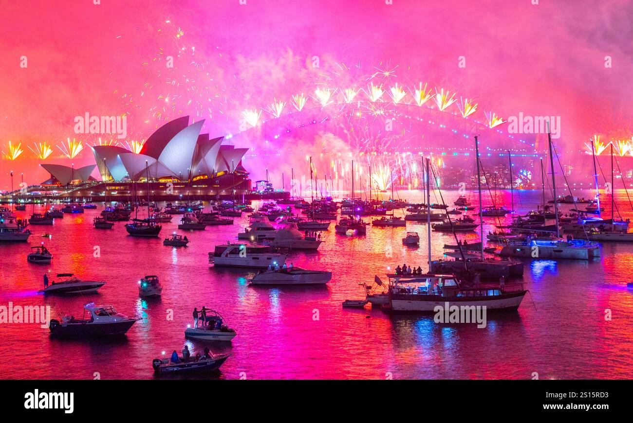Sydney, Australia. 1 January 2025. Australia celebrates the arrival of
