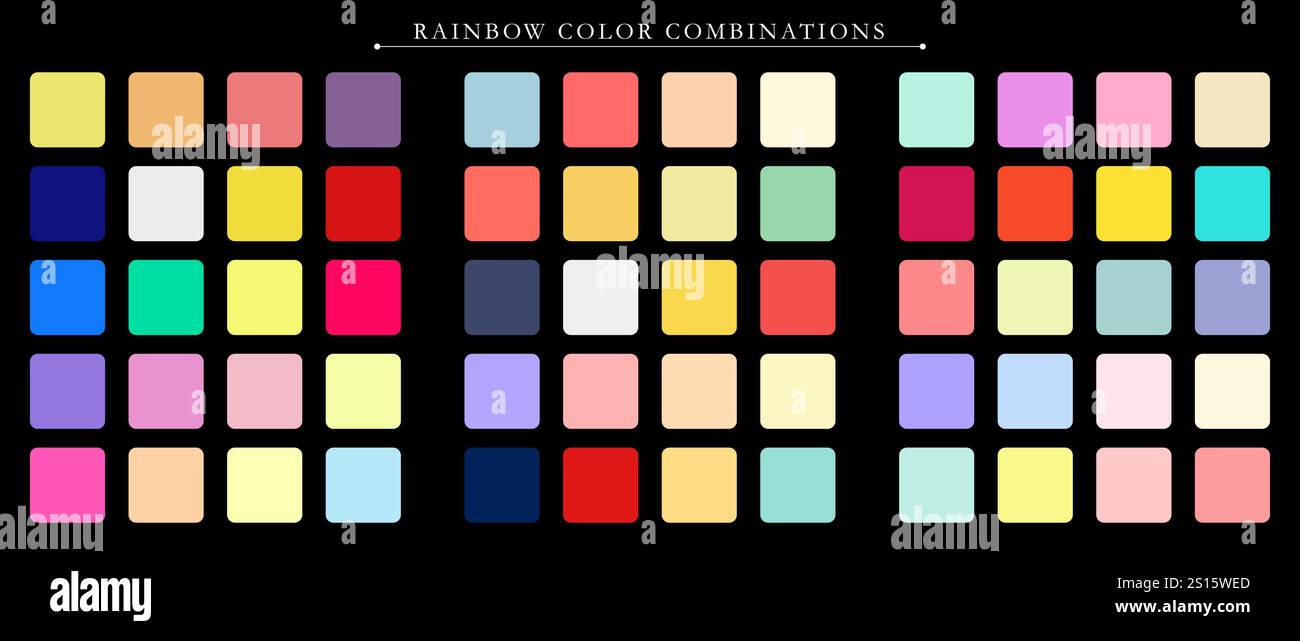 color palette. Trend color palette guide template. Fit for fashion ...