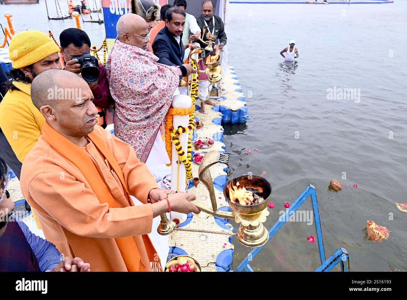 Prayagraj, India. 31st Dec, 2024. Uttar Pradesh Chief minister Yogi ...