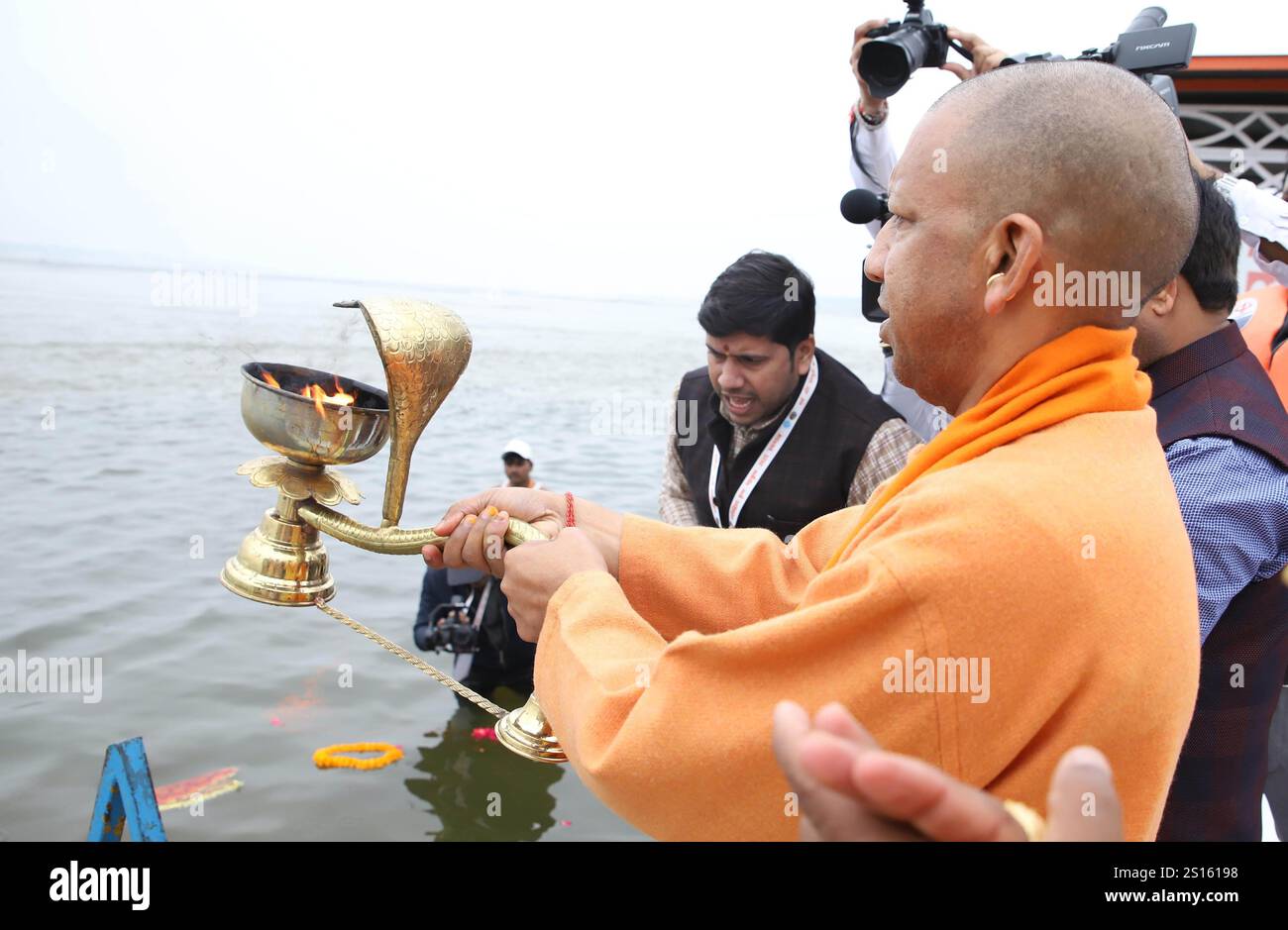 Prayagraj, India. 31st Dec, 2024. Uttar Pradesh Chief minister Yogi ...