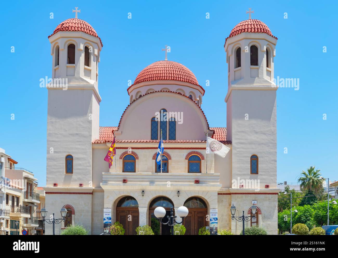 Four Martyrs Church, Rethymno, Crete, Greek Islands, Greece Stock Photo ...