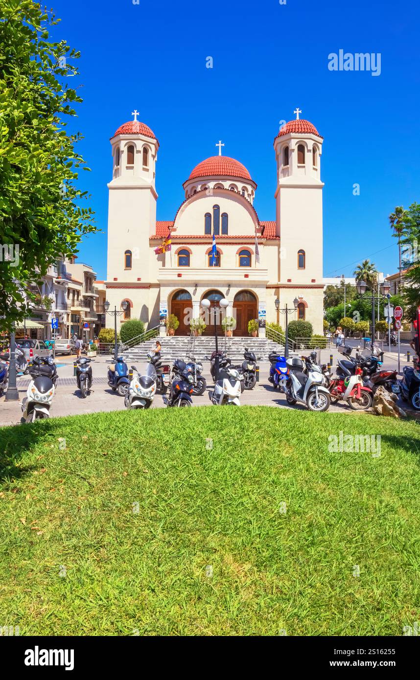 Four Martyrs Church, Rethymno, Crete, Greek Islands, Greece Stock Photo ...