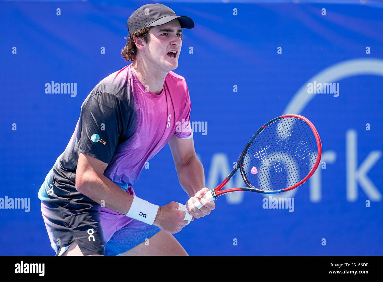 Canberra, Australia; 1st Jan 2025 Joao Fonseca of Brazil is pictured