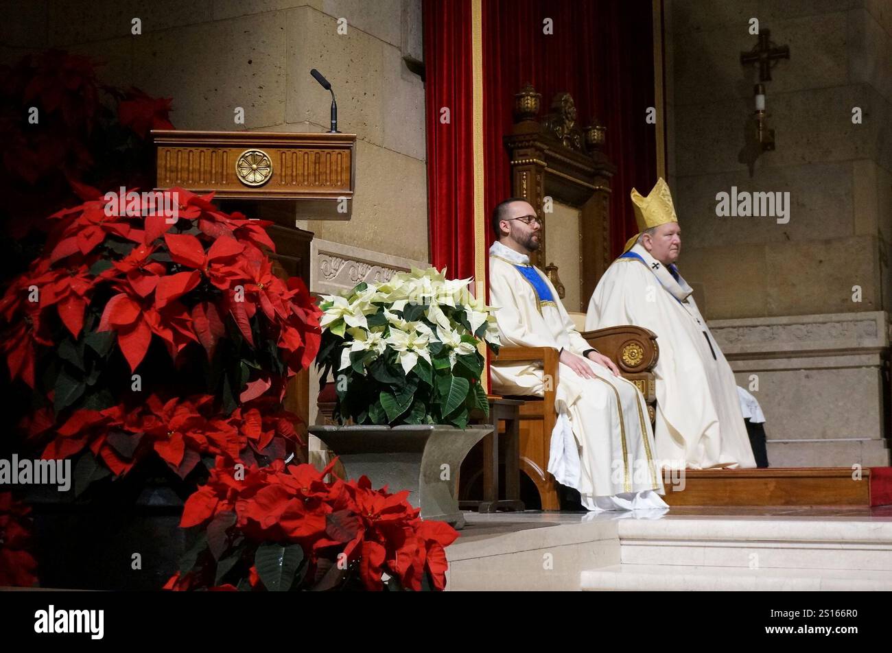 Bernard Hebda, right, of Saint Paul and Minneapolis