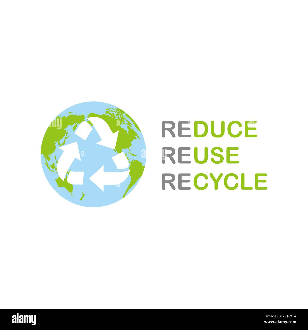 3R campaign, reduce reuse recycle illustration vector Stock Vector ...