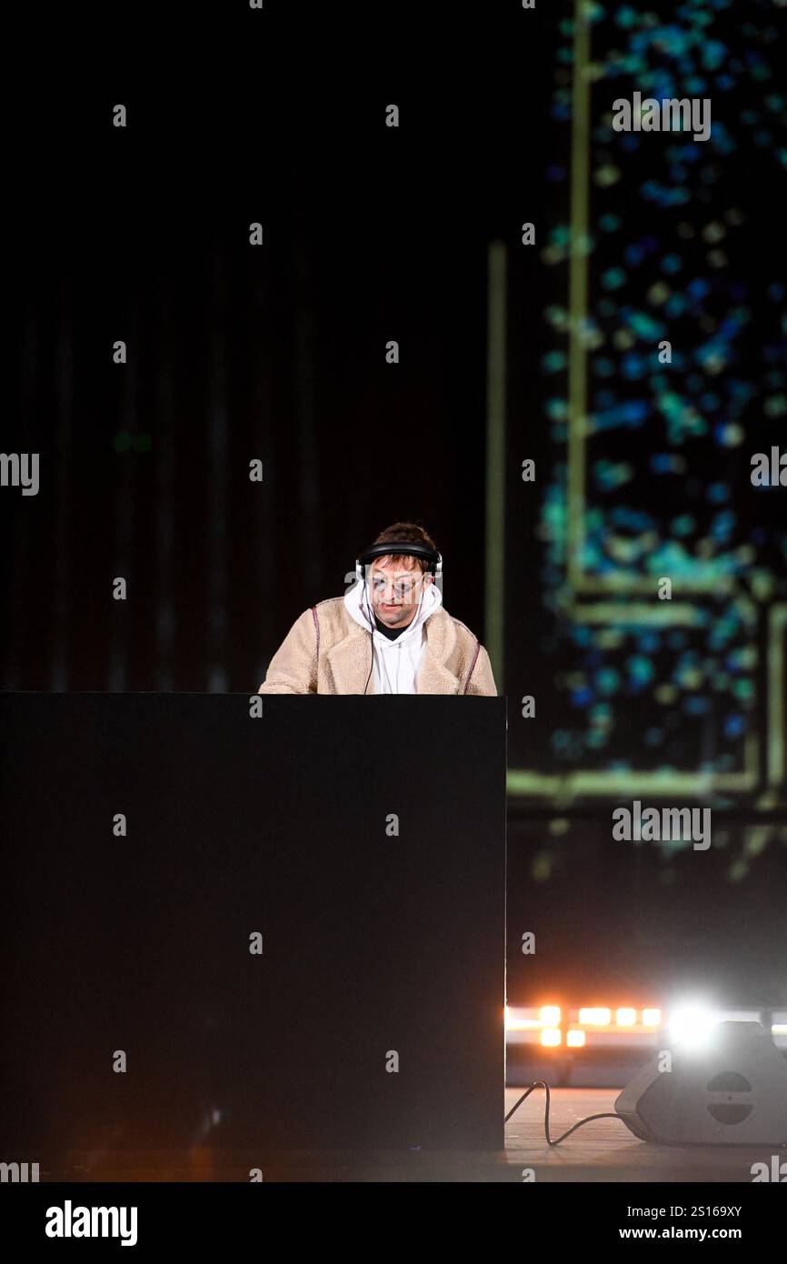 Concert for the 2025 New Year celebrations on the ChampsElysées in