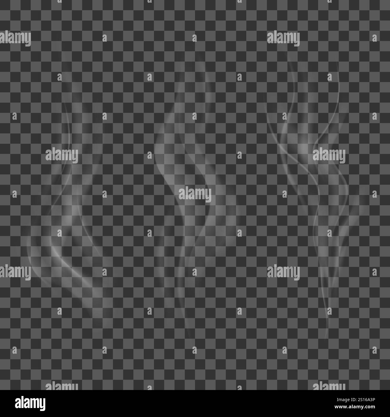 set of realistic smoke on transparent background Stock Vector Image ...