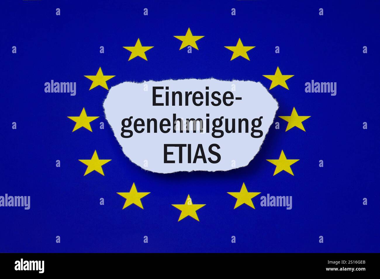 EUSymbol mit Einreisegenehmigung ETIAS EUSymbol mit