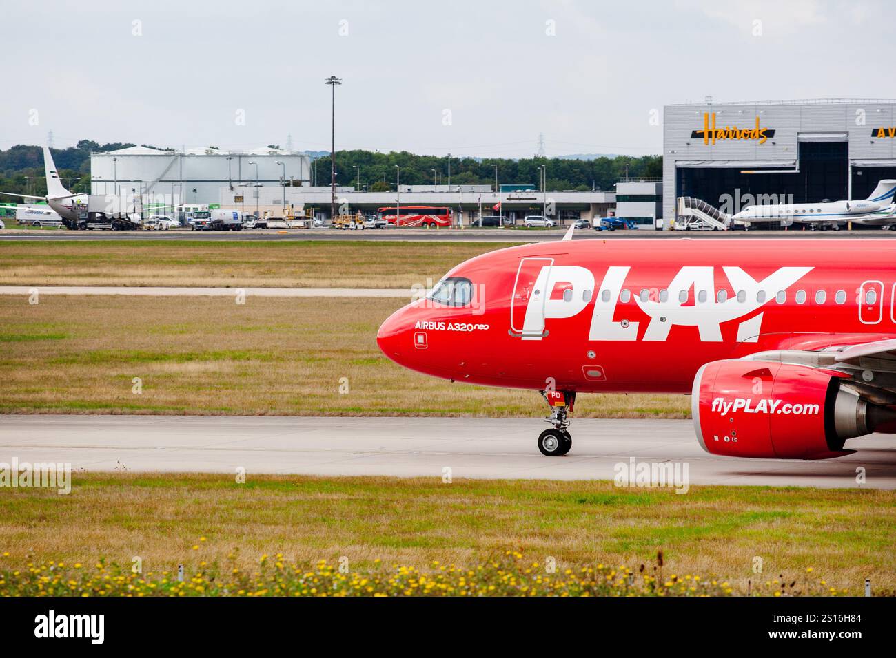 TF-PDD Play Airlines Airbus A320-251N London Stansted UK 10-09-2022 - Stock Image