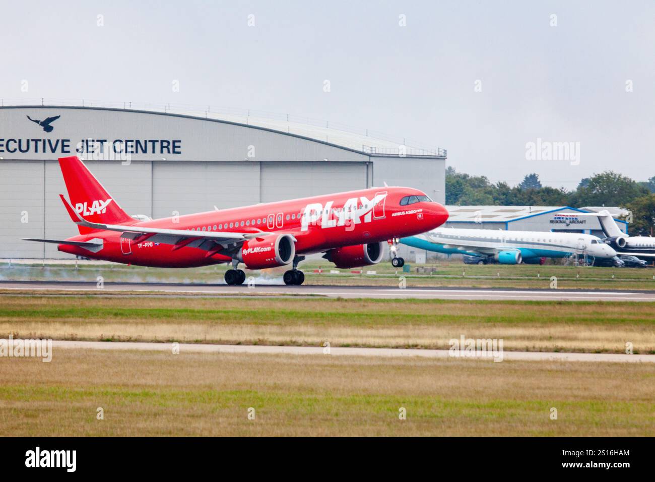 TF-PDD Play Airlines Airbus A320-251N London Stansted UK 10-09-2022 - Stock Image