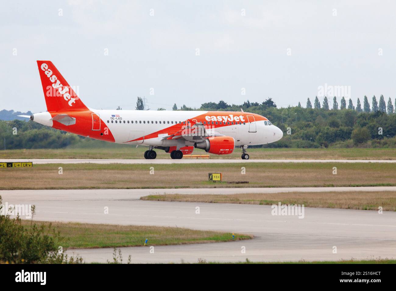 OE-LKD Easyjet Airbus A319-111 London Stansted UK 10-09-2022 - Stock Image
