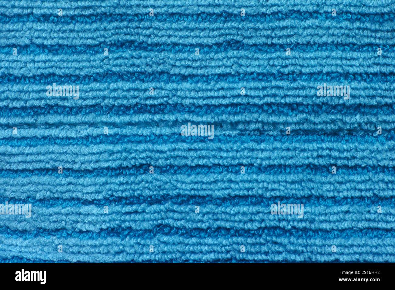 Blue striped microfibre background Stock Photo
