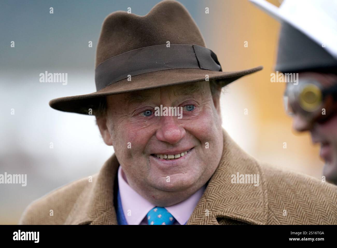 Trainer Nicky Henderson during New Year's Day Racing at Cheltenham