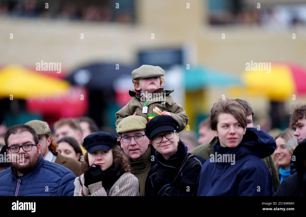 Racegoers before the Betfair Handicap Chase during New Year's Day