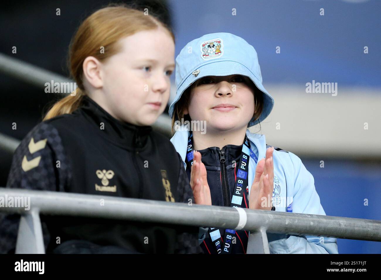 A Coventry City fan ahead of the Sky Bet Championship match at the