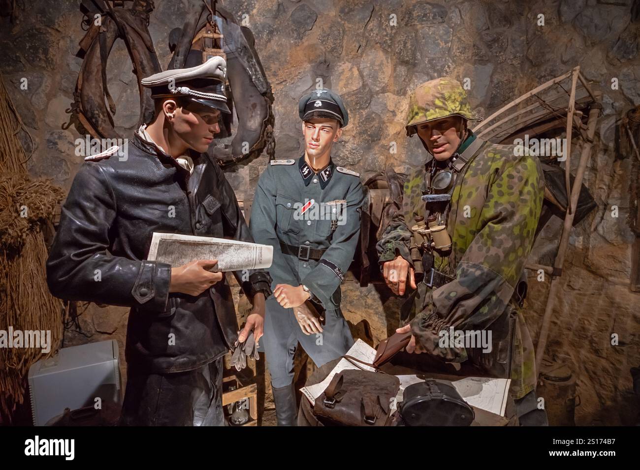 Overlord Museum, Colleville, Normandy, France Stock Photo