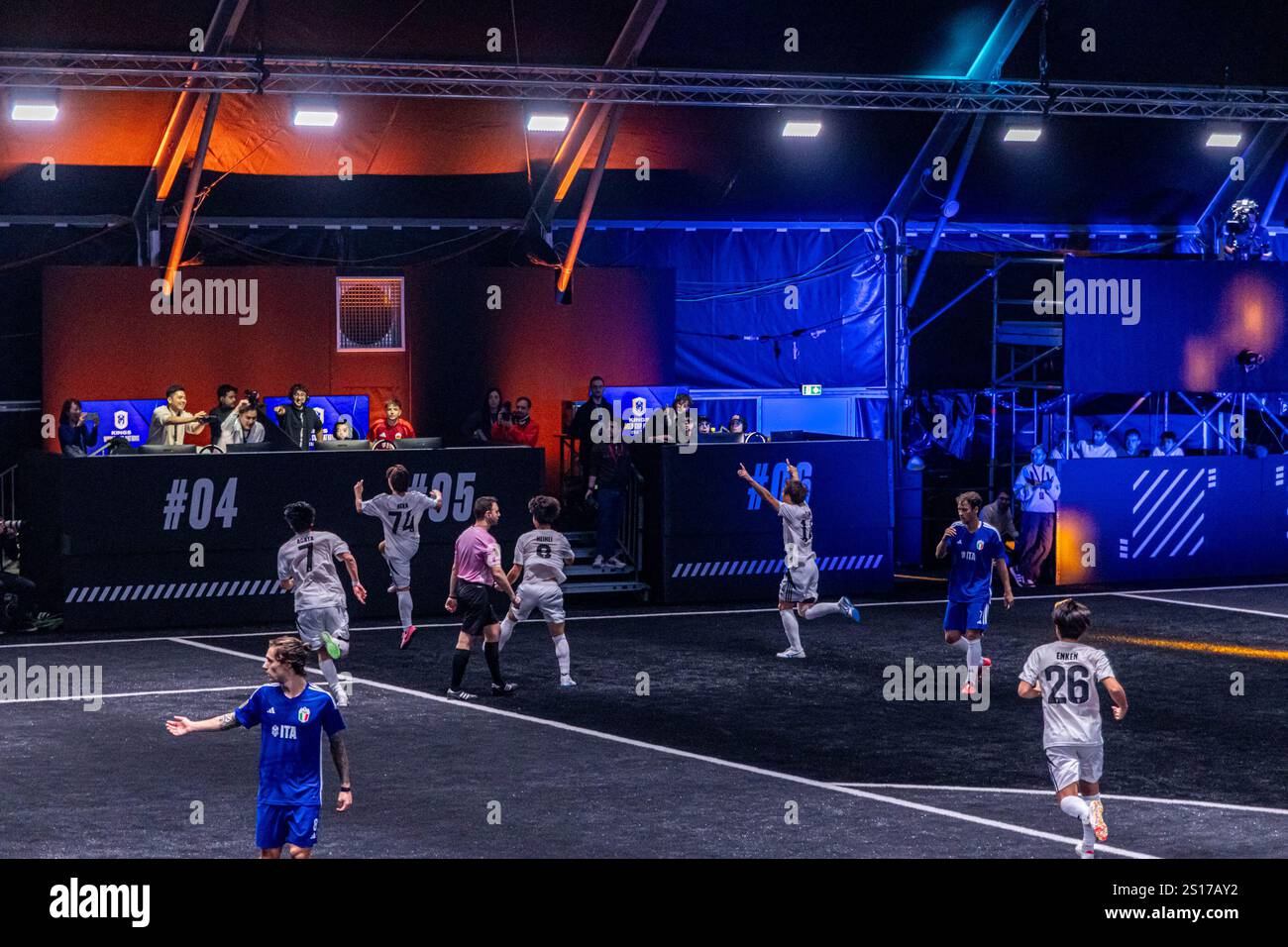 Team Japan exhultation during King World Cup Nations Knockout Stage