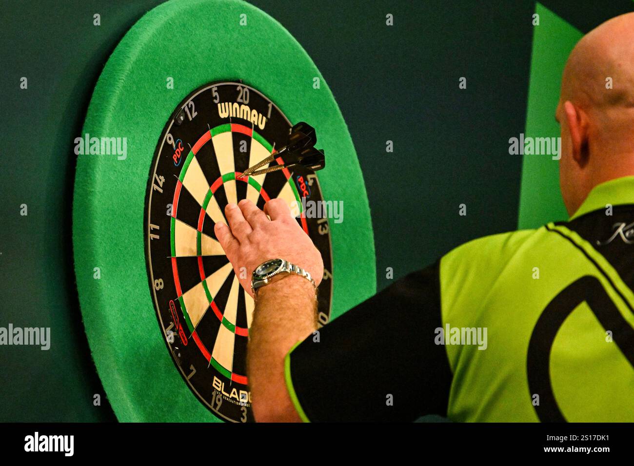 1st January 2025, Alexandra Palace, London, England; 2024/25 PDC Paddy