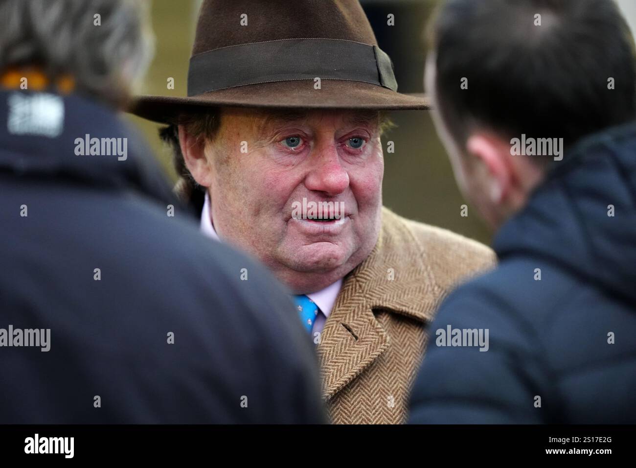 Trainer Nicky Henderson during New Year's Day Racing at Cheltenham