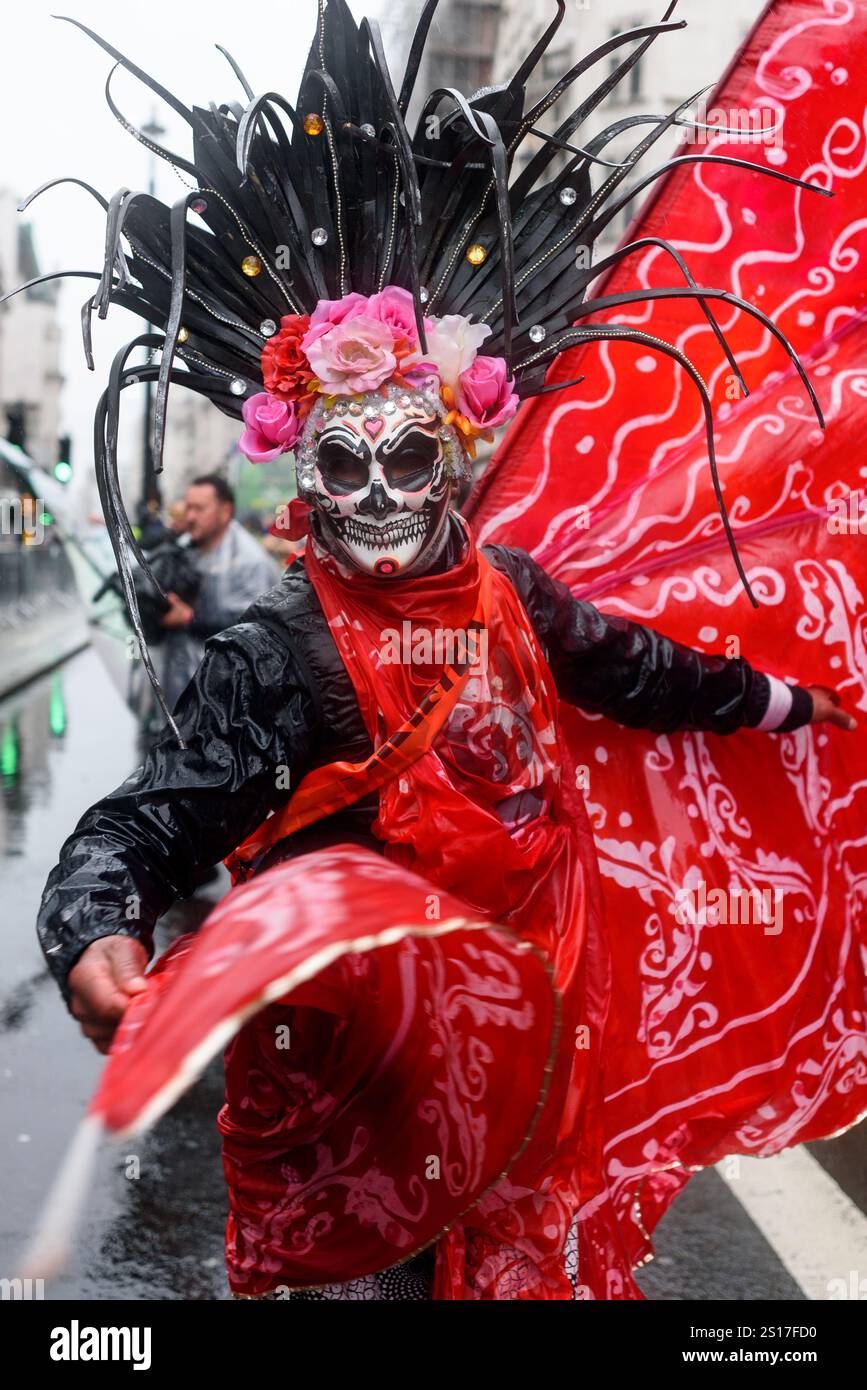 London, UK. 1 January 2025. Thousands of performers attend the London’s